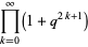 product_(k=0)^(infty)(1+q^(2k+1))