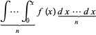int...int_0^x_()_(n)f(x)dx...dx_()_(n)