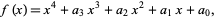  f(x)=x^4+a_3x^3+a_2x^2+a_1x+a_0, 