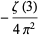 -(zeta(3))/(4pi^2)