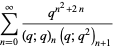 sum_(n=0)^(infty)(q^(n^2+2n))/((q;q)_n(q;q^2)_(n+1))