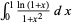 int_0^1(ln(1+x))/(1+x^2)dx