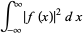  int_(-infty)^infty|f(x)|^2dx 