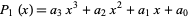 P_1(x)=a_3x^3+a_2x^2+a_1x+a_0