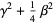 gamma^2+1/4beta^2