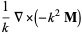 1/kdel x(-k^2M)