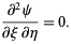  (partial^2psi)/(partialxipartialeta)=0. 