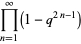 product_(n=1)^(infty)(1-q^(2n-1))