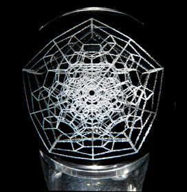 120-cell laser crystal (Bathsheba Grossman)