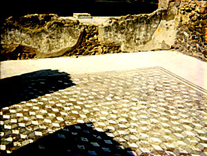 Necker cube in Pompeii, courtesy of S. Jaskulowski