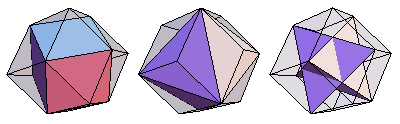Solids inscribed in a rhombic dodecahedron