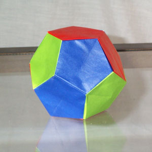 Origami dodecahedron