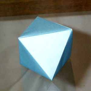 Origami octahedron
