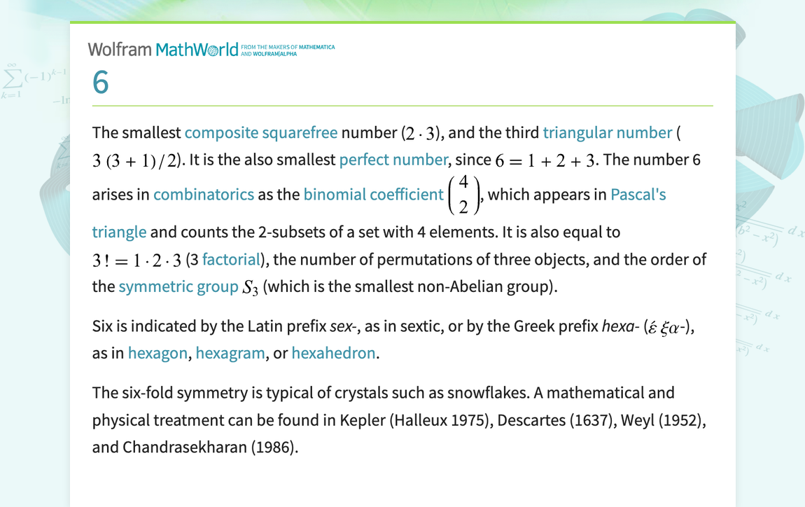 From Wolfram Mathworld