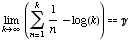 Underscript[lim, k∞]   (Underoverscript[∑, n = 1, arg3] 1/n - log(k)) 