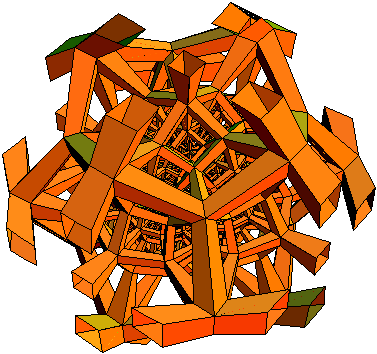 Inverted cubic lattice