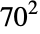 70^2