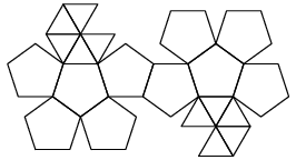 Parabiaugmented Dodecahedron -- from Wolfram MathWorld