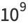 10^9