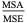 (MSA)/(MSE)