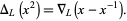  Delta_L(x^2)=del _L(x-x^(-1)). 