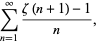 sum_(n=1)^(infty)(zeta(n+1)-1)/n,