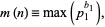  m(n)=max(p_1^(b_1)), 