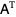 A^(T)