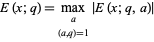  E(x;q)=max_(a; (a,q)=1)|E(x;q,a)| 