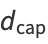 d_(cap)