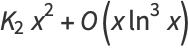 K_2x^2+O(xln^3x)