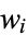 w_i
