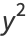 y^2