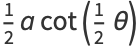 1/2acot(1/2theta)