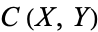 C(X,Y)