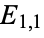 E_(1,1)