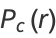 P_c(r)