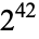 2^(42)