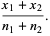 (x_1+x_2)/(n_1+n_2).