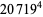 20719^4