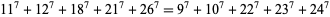  11^7+12^7+18^7+21^7+26^7=9^7+10^7+22^7+23^7+24^7 