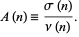  A(n)=(sigma(n))/(nu(n)). 