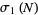 sigma_1(N)