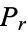 P_r