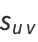 s_(uv)