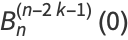 B_n^((n-2k-1))(0)