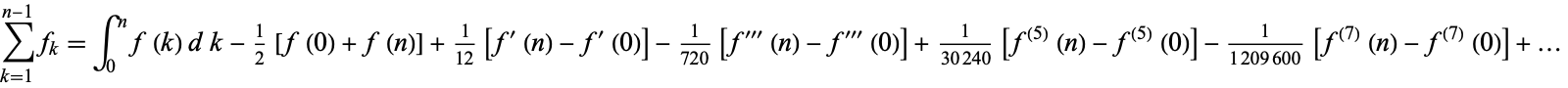 Euler-Maclaurin Integration Formulas -- from Wolfram MathWorld