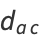 d_(ac)