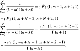 Factorial Sums From Wolfram Mathworld