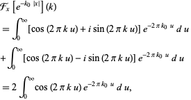 Fourier Transform Exponential Function From Wolfram Mathworld